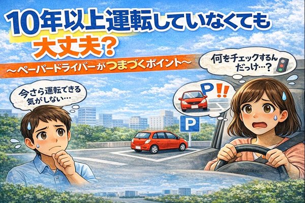 まったく車の操作もわからない