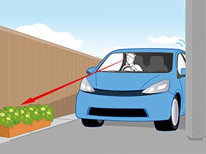 狭い道・すれ違い