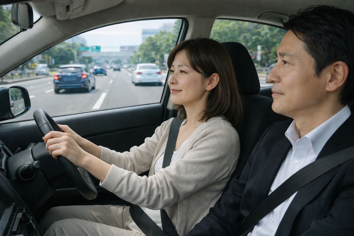 都会と地方のスピード感の違いに合わせて段階的に慣らし、一定速度と車間距離で落ち着いて走れる状態を目指す
