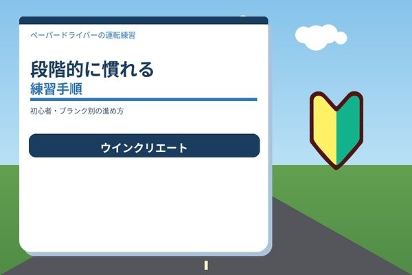 段階的に慣れる練習手順
